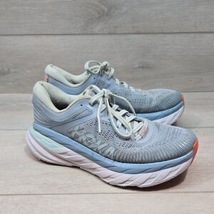 Hoka One One Women's Bondi 7 Athletic Running Shoes Sneakers Sz 6